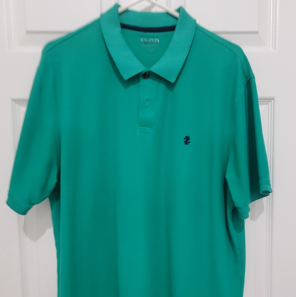 Izod Men's Green Polo Shirt
